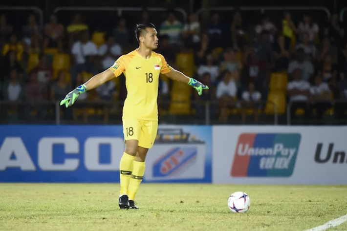 Đứng trong khung gỗ của ĐHTB AFF Cup 2018 là thủ môn Hassan Sunny của ĐT Singapore. Theo thống kê, Sunny có tỉ lệ cứu thua thành công 64,3%. Cụ thể, Sunny cứu thua 9 trong tổng số 14 cú dứt điểm của đối thủ.