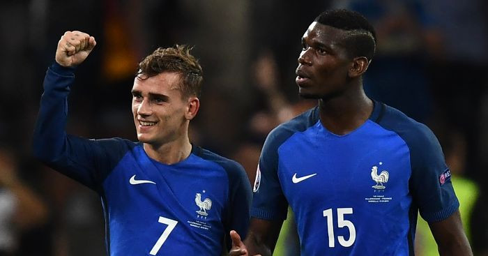 Chuyển nhượng bóng đá mới nhất từ Marca, Griezmann tuyên bố muốn chơi bóng cùng Pogba mỗi ngày và điều đó thể hiện chân sút Atletico muốn đến M.U. Ảnh: Marca