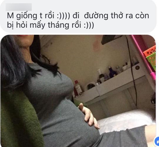 Mới đây trên mạng xã hội, nhiều chị em đã cho đăng tải khoe chiếc bụng to bất thường của mình khiến nhiều người đặt nghi vấn về việc có "em bé". Tuy nhiên sự thật được hội các chị em phân trần rằng đây là thực trạng chiếc bụng của họ sau khi ăn.