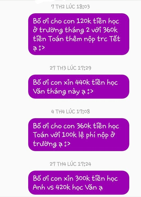 Nói như vậy là bởi vừa qua các bạn trẻ đã đăng tải trên mạng xã hội một bức ảnh chụp màn hình đoạn chat với bố, mẹ và nhận được sự hưởng ứng nhiệt tình từ cư dân mạng.