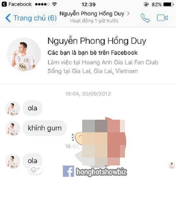 Bí mật cuộc tán gái "nhạt thếch" của Hồng Duy được đăng tải trên một trang fanpage có 300.000 thành viên, từ một thành viên giấu tên vừa đã gửi cho page loạt ảnh các cô nàng được Duy Pinky làm quen từ những năm 2012.