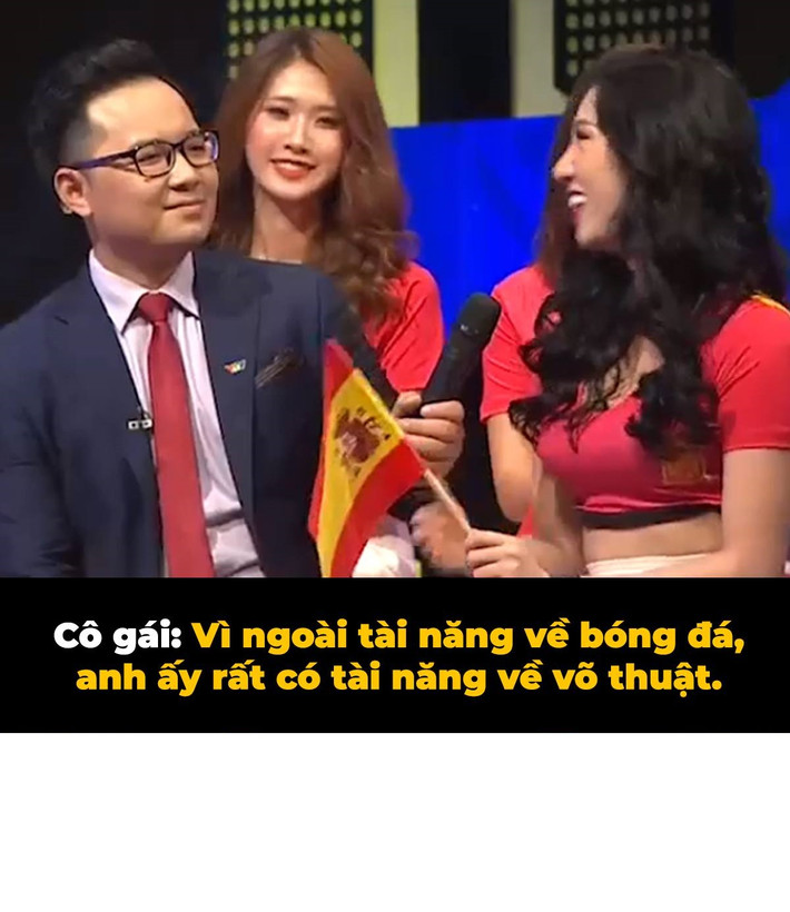 Trước đó, cô nàng Anh Thư hồn nhiên ca ngợi Toni Kross là tuyển thủ lý tưởng khi vừa điển trai lại còn chung tình. Sau đó, 9X cũng không quên phát ngôn rằng anh thuộc top xuất sắc nhất thế giới và từng đạt danh hiệu tại Euro, VCK World Cup. Lại một lần nữa, khán giả phải sửa sai một lỗ hổng kiến thức cho người đẹp vì Toni Kross chưa hề nhận được danh hiệu ở cúp Euro từ khi khoác màu áo của đội tuyển quốc gia Đức.