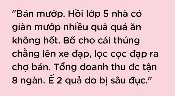 8 ngàn ngày đó với một đứa nhóc cấp 1 cũng đã là cả gia tài và có thể mua được đủ thứ từ cuốn truyện tranh, que kem hay bộ xếp hình Lego.
