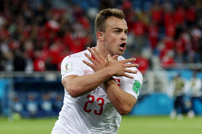 Theo tờ ESPN, các nhà phân tích chỉ ra hành động ăn mừng trên tượng trưng cho biểu tượng đại bàng đôi nằm ở giữa lá cờ Albania. Tình huống ăn mừng của hai cầu thủ Thụy Sĩ đã vượt xa ranh giới của trái bóng tròn, và hoàn toàn có thể bị FIFA truy cứu vì dính líu đến vấn đề phức tạp của chính trị.