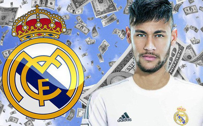 Chuyển nhượng bóng đá từ AS, Real Madrid được cho là sẽ thực hiện thương vụ lịch sử, chi 350 triệu euro để đưa Neymar về sân Bernabeu.