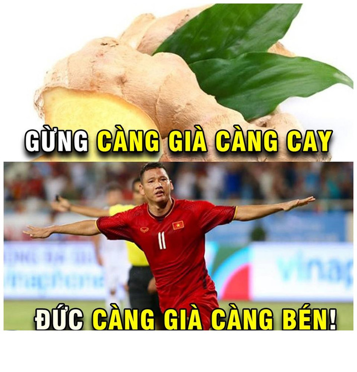 Anh Đức là cầu thủ lớn tuổi nhất của trong đội hình đội tuyển Việt Nam ở AFF Cup 2018 tuy nhiên, gừng càng già thì càng cay điều này thể hiện trong bàn thắng mở tỷ số vào lưới Philippines.
