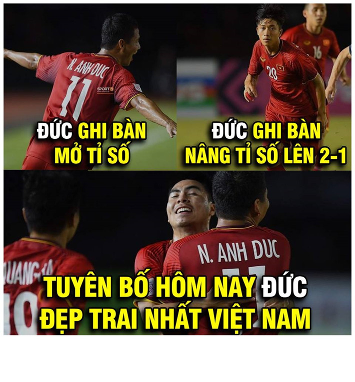 Hôm nay những ai tên Đức đều được truy phong danh hiệu "đẹp trai nhất Việt Nam".