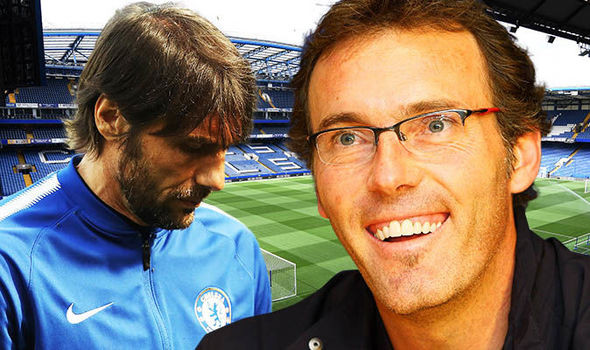 Chuyển nhượng bóng đá mới nhất từ London, Chelsea bất ngờ bổ nhiệm HLV Laurent Blanc vào chiếc ghế nóng tại sân Stamford Bridge để thay thế Conte.