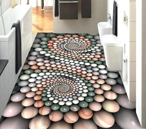 Sàn nhà 3D tạo điểm nhấn ấn tượng có thể sử dụng trong mọi không gian. Tuy nhiên, đa số các hộ gia đình chỉ sử dụng trong các không gian phạm vi hẹp.