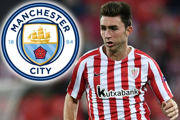 Man City tính chi 65 triệu Euro để phá vỡ hợp đồng của Laporte và nhanh chóng đưa anh về sân Etihad ngay trong mùa đông. Ảnh: Goal