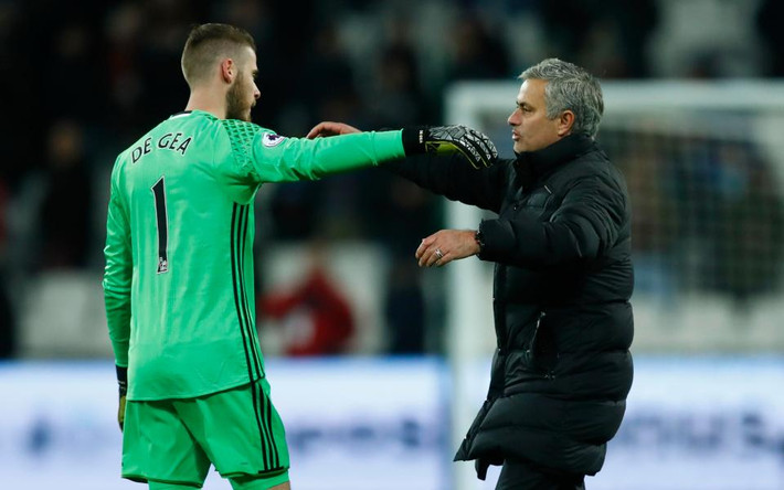 HLV Mourinho xác nhận, GĐĐH MU - Ed Woodward đang làm việc tích cực để tiến hành gia hạn với hai cầu thủ trụ cột là De Gea và Marcos Rojo. Ảnh: Manchester FC.