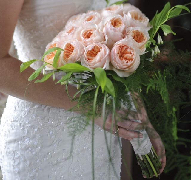 Nhiều cô dâu yêu thích hoa hồng David Austin cũng muốn trong ngày trọng đại được cầm bó hoa cưới từ loại hoa quý tộc, đẳng cấp này trên tay. Để sở hữu chúng, các cô dâu phải chi khoảng 50 USD (hơn 1 triệu đồng) một bông hoa nhỏ.
