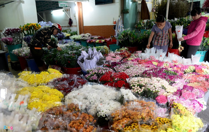 Hoa tươi từ Đà Lạt, miền Bắc, miền Trung... tập trung về đây để cung ứng cho thành phố và các tỉnh lân cận. Vào những ngày lễ, Tết số lượng hoa rất lớn, cảnh người mua bán nhộn nhịp xuyên ngày đêm.