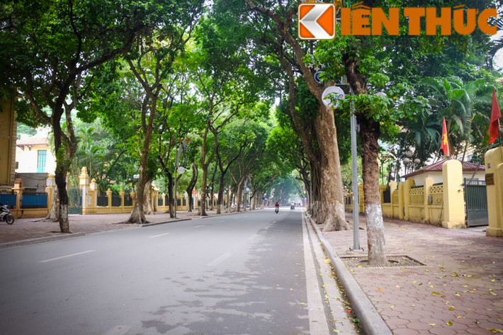 Được nhiều người dân yêu thích gọi là "con đường lãng mạn nhất Hà Nội", đường Phan Đình Phùng với hai hàng cây xanh rợp bóng mát, vỉa hè sạch sẽ là địa điểm lý tưởng để tản bộ, chụp ảnh và khám phá nhiều địa danh đẹp của Hà Nội.