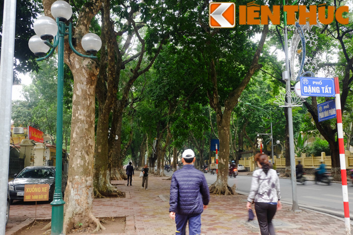 Chị Mai (39 tuổi, nhà ở phố Đặng Tất, Hà Nội) chia sẻ: "Con phố này rất sạch sẽ, chiều nào tôi cũng ra đây tập thể dục. Chỉ cần đi bộ dưới hàng cây xanh thôi cũng thấy khỏe người rất nhiều. Ở đây không có cảnh vỉa hè nhếch nhác, rác bẩn và để xe tràn lan".