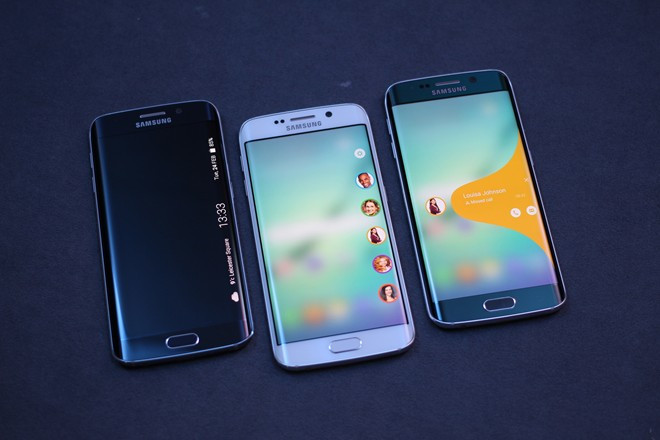 Samsung Galaxy S6 Edge - 32 GB (19,99 triệu đồng) Samsung có xu hướng ra smartphone theo cặp. Lần này, họ trình làng một bản màn hình cong của S6 có tên S6 Edge. Nó được đánh giá là chiếc smartphone sáng tạo nhất từ trước đến nay của gã khổng lồ đến từ Hàn Quốc.
