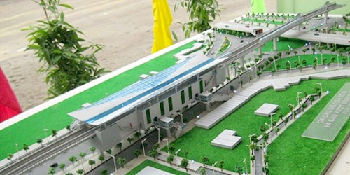 Đầu năm 2014, báo chí Nhật Bản đưa tin Tập đoàn tư vấn giao thông Nhật Bản (JTC) hối lộ 80 triệu Yen (782.640 USD) cho các cán bộ thuộc Tổng công ty Đường sắt Việt Nam tại dự án đường sắt đô thị số 1 Hà Nội. Cơ quan tư pháp của Nhật Bản và Việt Nam đều tiến hành điều tra sự việc. Sáu cán bộ ngành đường sắt Việt Nam đã bị tạm giam. Ảnh: Phối cảnh dự án.