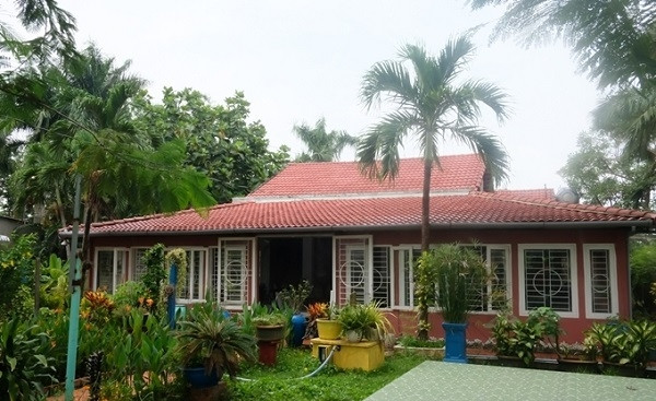 Trên diện tích khu đất 3.000 m2, ngôi nhà của Phi Hùng rộng khoảng 1.600m2. Ảnh: Ngoisao