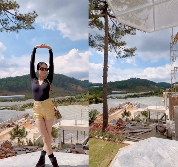 Căn biệt thự có tầm view tuyệt đẹp.