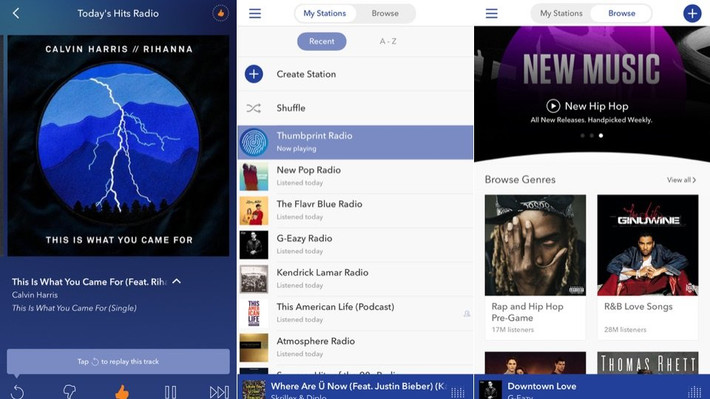 Được đánh giá là một trong những ứng dụng giải trí tốt nhất iOS, ứng dụng Pandora là cách đơn giản và miễn phí dành cho người dùng khám phá những bản nhạc tuyệt vời. Chỉ cần bắt đầu với một tên của nghệ sĩ yêu thích là mọi thông tin bài hát được tìm kiếm chính xác và nhanh chóng.