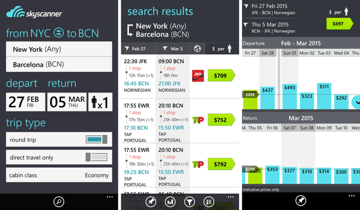 Với Skyscanner, du khách dễ dàng tìm vé máy bay giá rẻ bằng cách so sánh giá vé của hàng triệu chuyến bay từ nhiều hãng khác nhau.
