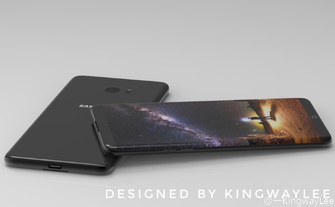 Bộ loa kép stereo cũng xuất hiện trên Galaxy S8, tính năng chưa từng xuất hiện trên sản phẩm của Samsung. Ảnh: Gizmochina.