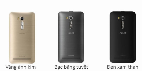 ZenFone Go TV ra mắt với 3 phiên bản màu.