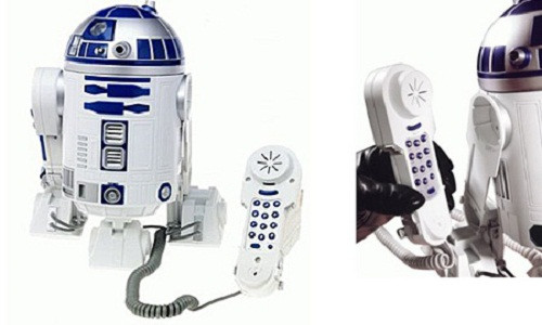 Robot R2D2 trong "Star Wars" cũng trở thành cảm hứng thiết kế của mẫu điện thoại cố định.