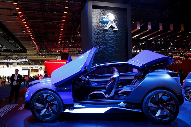 Một mẫu concept lạ mắt tại triển lãm Frankfurt.