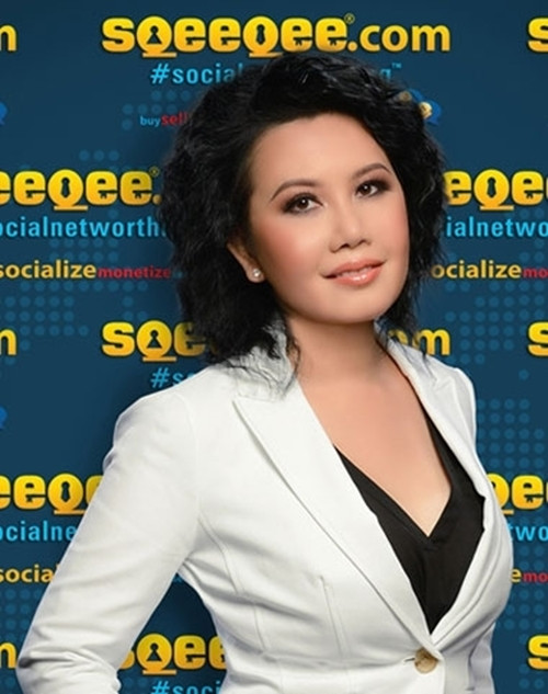 Rời nghiệp chứng khoán, Jenny Tạ xây dựng công ty truyền thông Sqeeqee. Đây là công ty đầu tiên khai sinh khái niệm “Social Networthing” – một hệ thống giúp mọi người kết nối và kiếm lợi nhuận. Ảnh: Vietnamnet