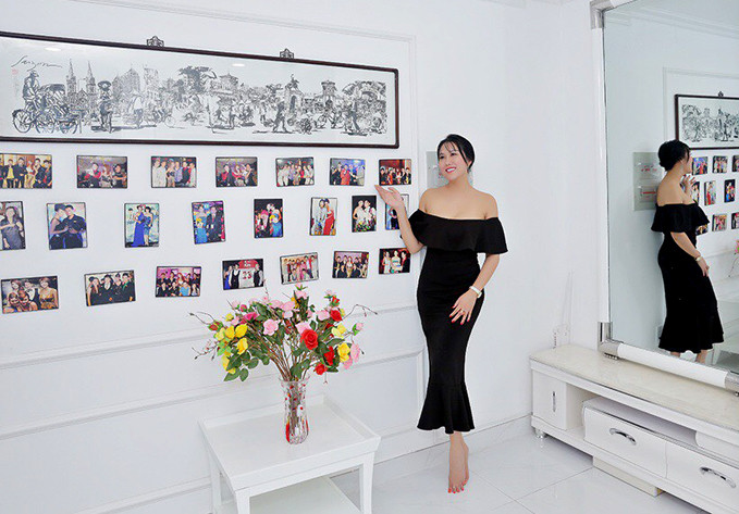 Hiện tại, Phi Thanh Vân và con trai sống trong căn hộ 200m2 ở tầng 12 một khu chung cư ở huyện Nhà Bè (TP HCM), trị giá khoảng 10 tỷ đồng. Ảnh: Vietnamnet