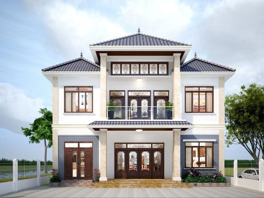 Hiện nay, nhà mái Nhật được chia thành 2 loại: mái ngói dốc và mái ngói bằng bê tông. Ảnh: Wedo