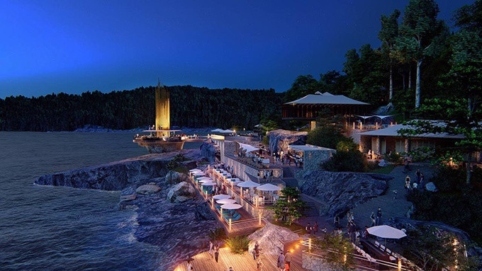 Resort của Chi Bảo dự kiến có khoảng 300 phòng khách sạn nằm ở 3 khu tích hợp những tiện ích cao cấp như: hồ bơi, khu spa, gym, phòng họp cao cấp, quán cà phê...Ảnh: FBNV