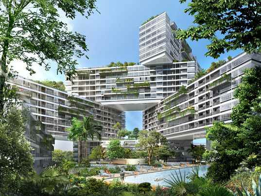 Ở Singapore, người dân có thể mua nhà chung cư với thời hạn tối đa lên đến 99 năm. Tiền mua nhà có thể trả theo kỳ, giống như thuê nhà. Ảnh: Inhabitat