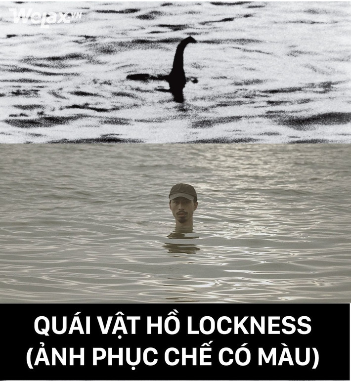 Thậm chí, nhìn những hình ảnh này của Đen nhiều người còn cho biết giống với quái vật hồ Lockness trong truyền thuyết.