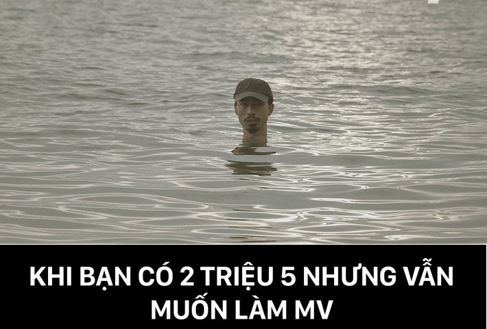 Đây là kết quả của việc ít tiền nhưng Đen Vâu vẫn muốn ra MV để phục vụ fan và cách được chọn đó là "làm nhạc dưới ao".