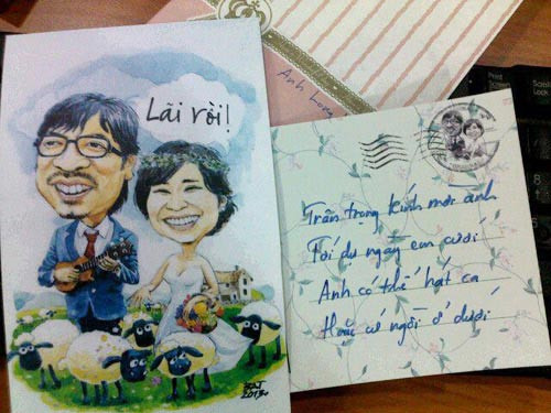 Tấm thiệp mời cực bá đạo của giáo sư Cù Trọng Xoay (Đinh Tiến Dũng).