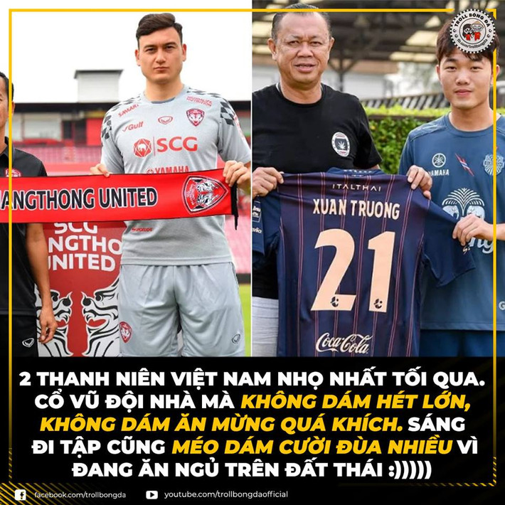 Xuân Trường và Văn Lâm chắc hẳn sẽ là người buồn nhất khi không dám ăn mừng quá khích trước thành tích của lứa đàn em.