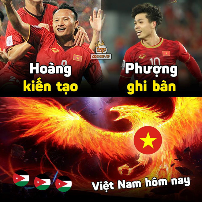 Cặp đôi Phượng - Hoàng đã mang đến thế trận cân bằng trên bảng tỷ số cho đội tuyển Việt Nam.