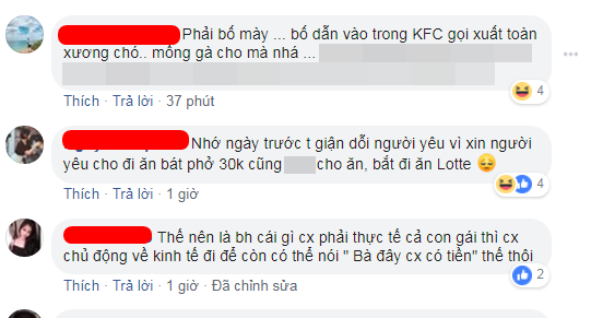 Trước sự việc trên có rất nhiều bình luận của CĐM, đa phần các dân mạng đều tỏ ra bức xúc, cho rằng cách hành xử của cô gái có phần quá đáng, không thông cảm cho hoàn cảnh người yêu.