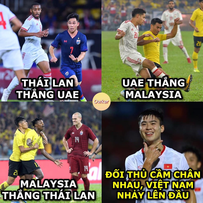 Cục diện bảng G vòng loại World Cup 2022 khu vực châu Á sau 4 lượt trận.