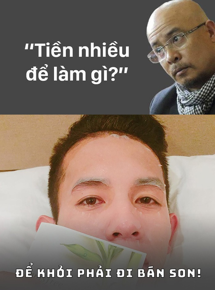 Đối với tiền vệ đội tuyển Việt Nam - Nguyễn Phong Hồng Duy thì "Nhiều tiền" để khỏi phải đi bán son online.