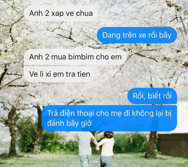 Việc những đứa em "bật ngược" những ông anh, bà chị là điều không khó gặp. Khi chúng không có tiền thì sẽ "điều" ngay chúng ta đi mua đồ ăn cho chúng.