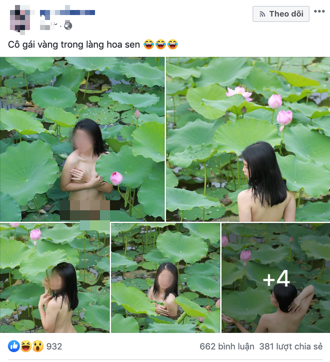 Đến hẹn lại lên, cứ mỗi độ hoa sen nở rộ, dân tình lại được dịp tha hồ ngắm các thiếu nữ mặc áo yếm tạo dáng trong hàng loạt bộ ảnh được khoe nhan nhản trên mạng. Tuy nhiên, không ít những trường hợp các cô gái khỏa thân ngâm mình dưới đầm sen như trường hợp mới đây.