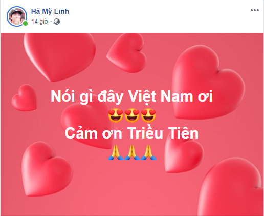 Lời cám ơn đã được gửi tới người anh em CHDCND Triều Tiên.