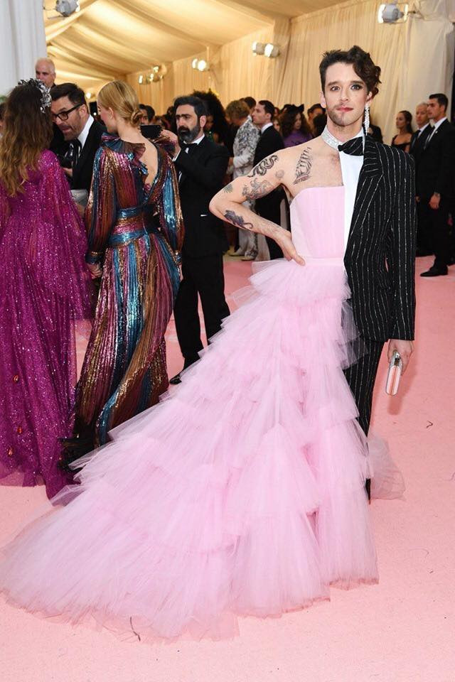 Trang phục lưỡng giới tại Met Gala 2019.