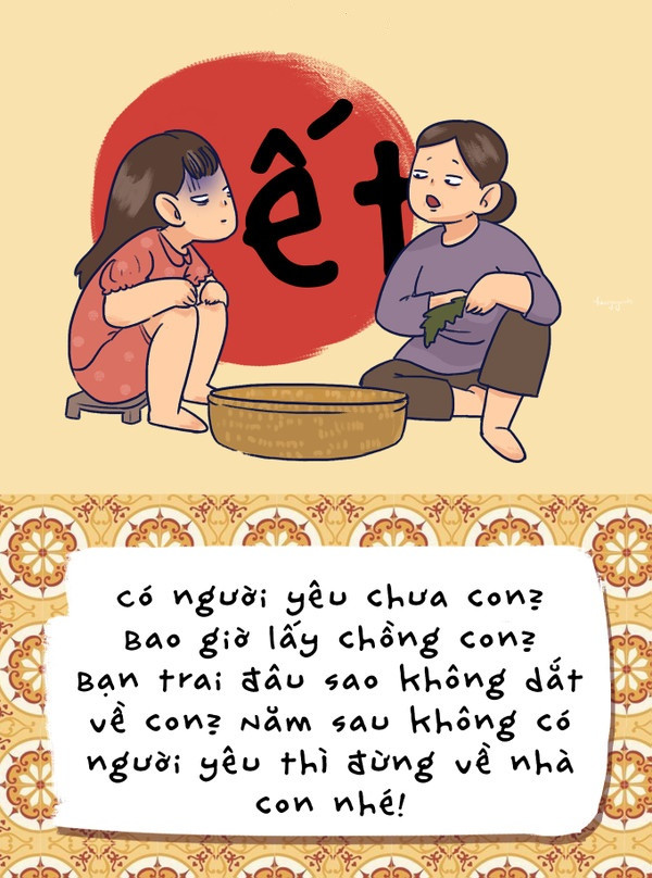 Phải nhắc đi nhắc lại bao nhiêu lần: Ăn Tết văn minh vui lòng không hỏi chuyện cưới xin.