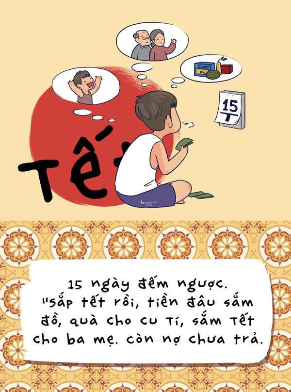 Tết là dịp để người con xa quê đoàn tụ cùng gia đình sau cả năm bôn ba kiếm sống. Là dịp để bà con, hàng xóm hỏi thăm sức khỏe và dành cho nhau những điều chúc an lành nhất. Thế nhưng Tết, cũng phải chuẩn bị tâm lý cho hàng tá chuyện "nhức cả đầu" mà dường như năm nào cũng lặp đi lặp lại, không phải chuyện này thì là chuyện kia.