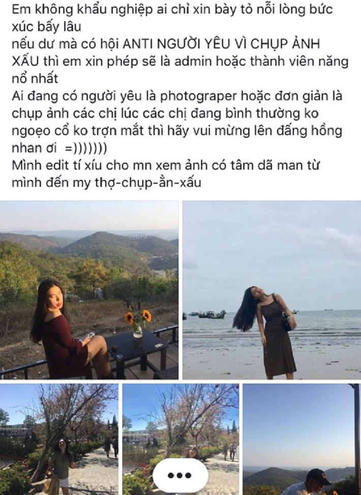 Việc đăng ảnh sống ảo trên MXH là điều không thể thiếu được với hội chị em. Hết chụp hình tự sướng, họ lại tìm cách nhờ vả người khác chụp giúp và đối tượng thường được "nhờ vả" nhất đó chính là anh chàng người yêu.