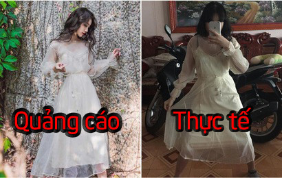 Câu chuyện mua hàng online hay sự khác biệt giữa ảnh quảng cáo và thực tế là điều được nhiều người mang ra bàn tán rôm rả trong suốt thời gian qua. Thi thoảng, lướt trên các hội, nhóm trên MXH dân mạng không khó để tìm được những bức ảnh so sánh về thực trạng này.